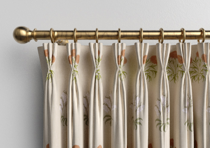 William Morris At Home Lily Flower Embroidery, Nettle - Made to Measure Curtains - Image 11